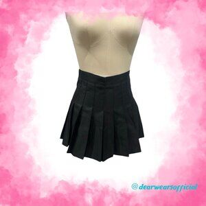 Black Pleated Skirt
